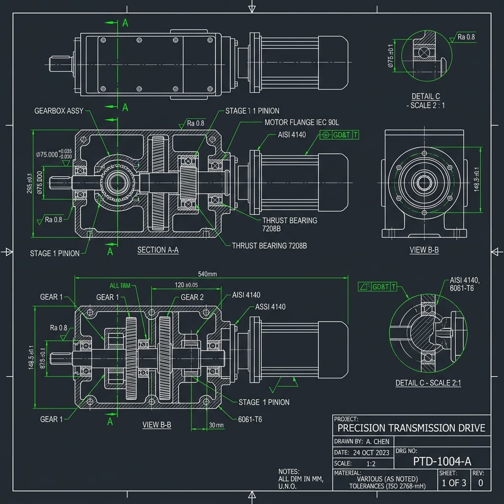 2D Technical Drafting